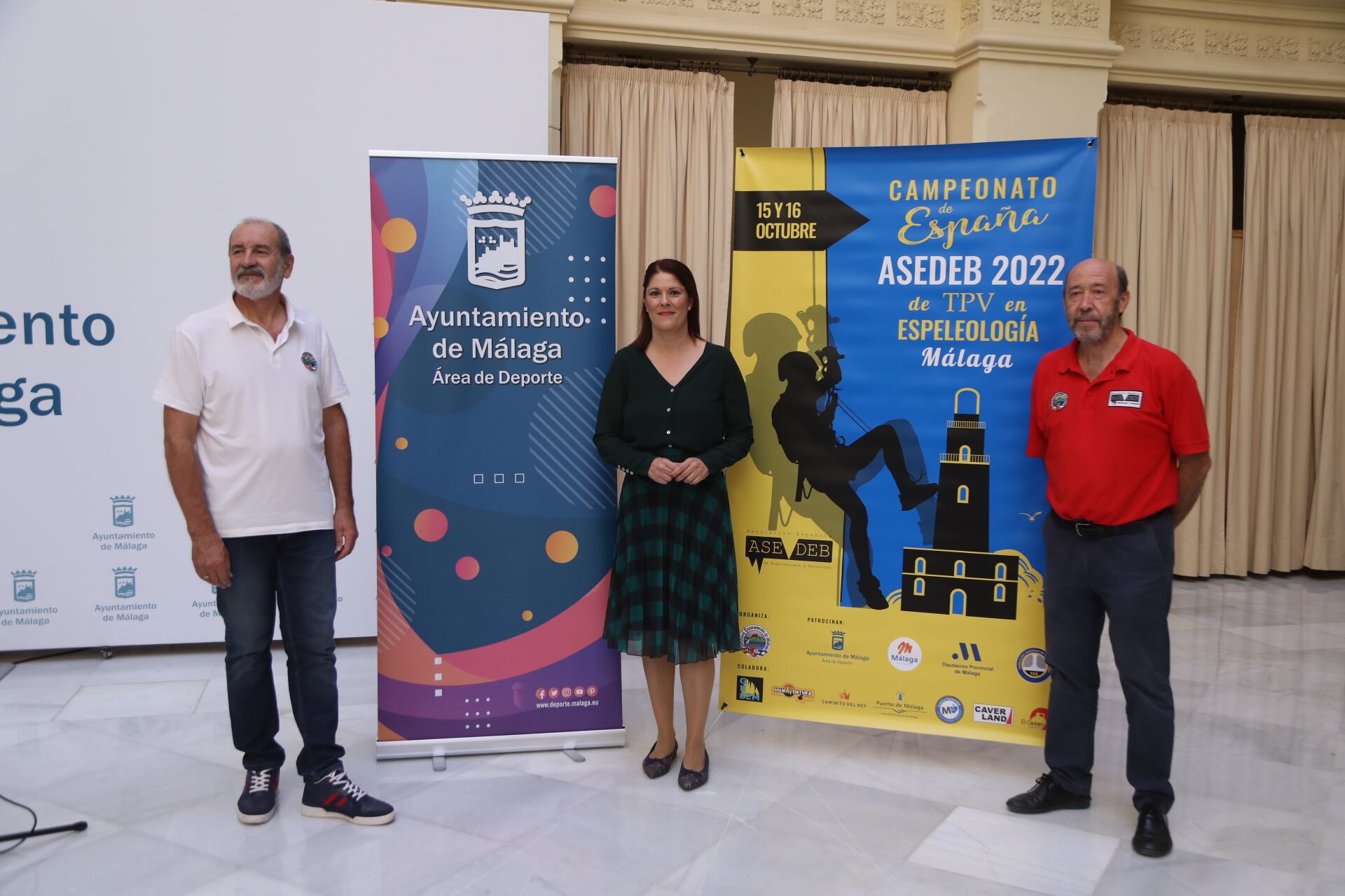 Presentación del Campeonato de España de Espeleología que se celebrará este sábado y domingo en Málaga