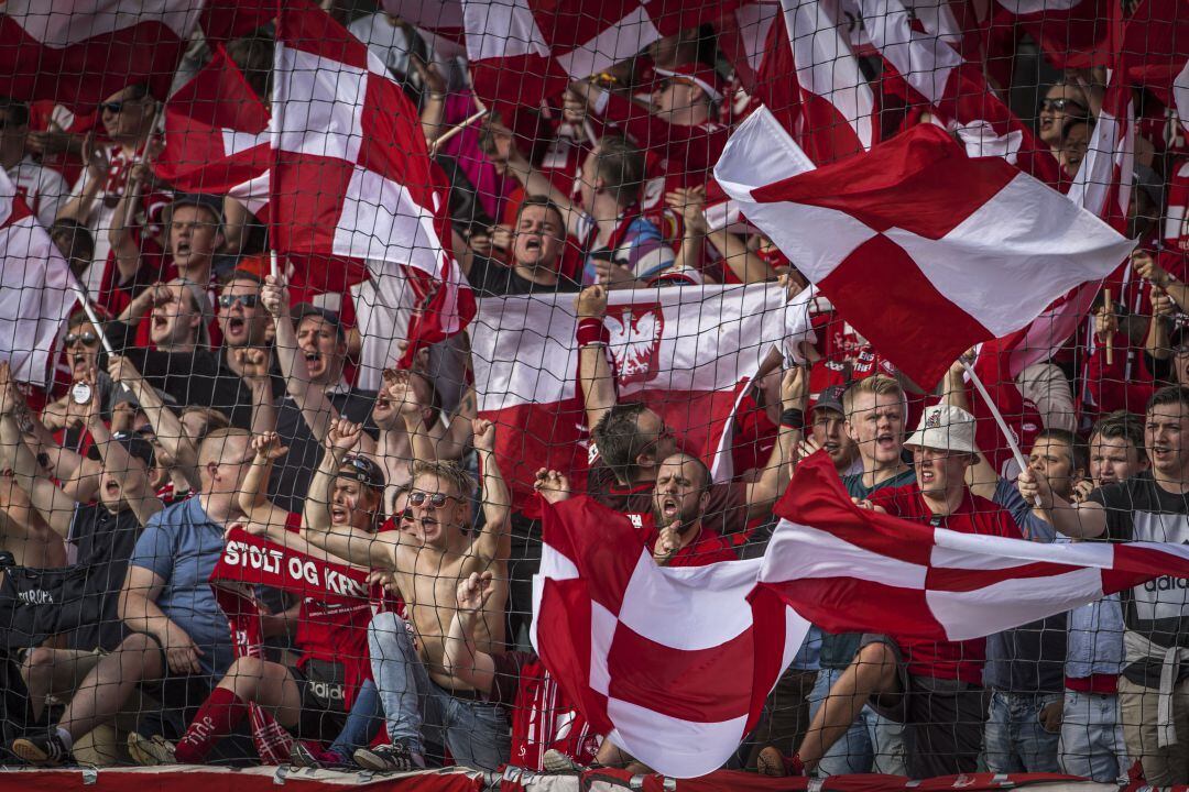 Afición del SK Brann en la grada