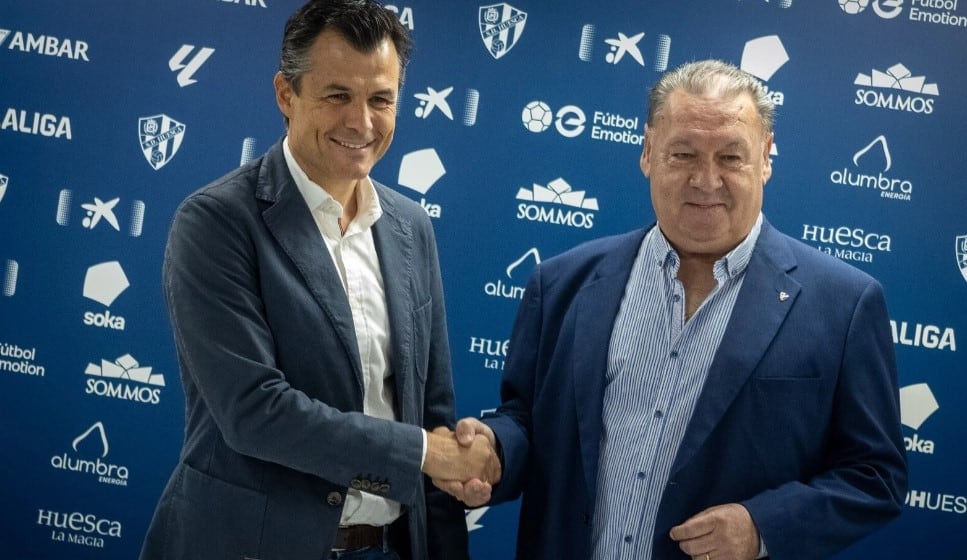 Juanjo Camacho junto a Agustín Lasaosa en la presentación