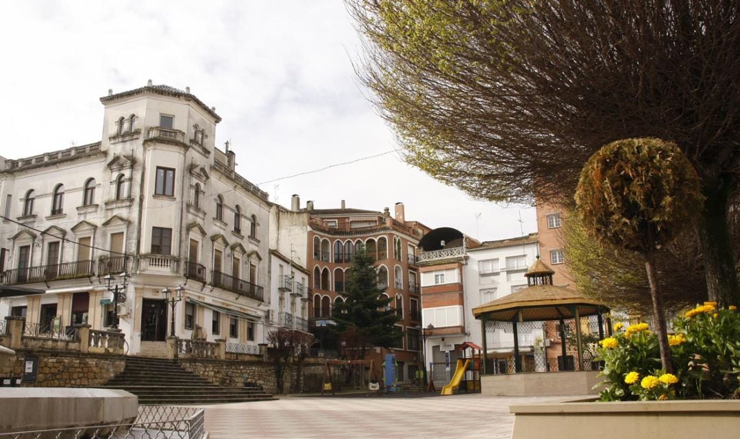 Plaza mayor de Villanueva del Arzobispo.