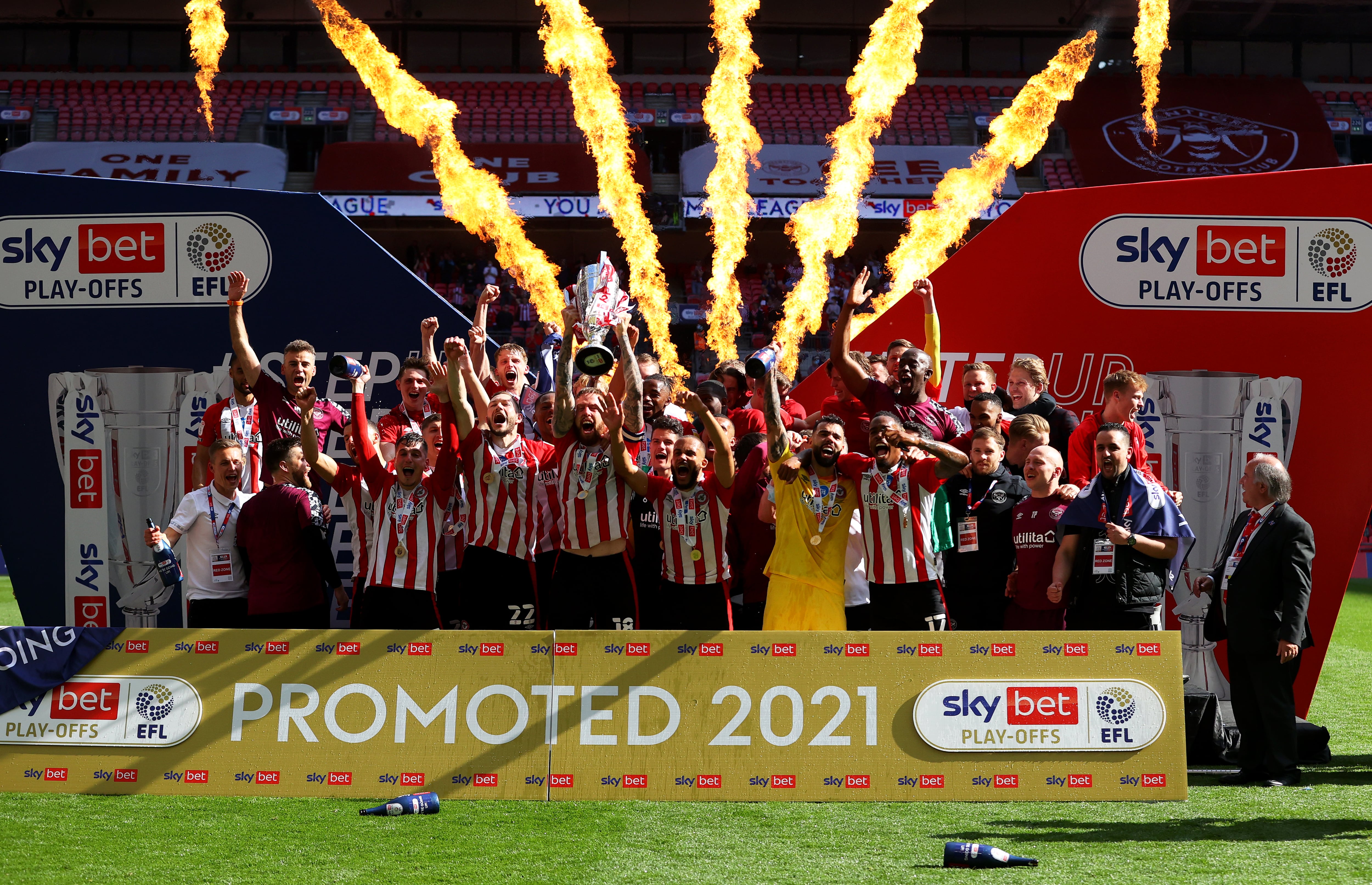 El Brentford consiguió su tan ansiado ascenso en Wembley