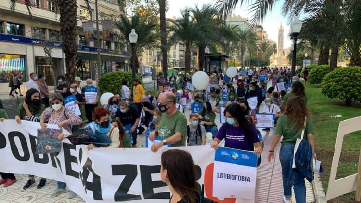Paloma Jiménez y José Roel, campaña Pobresa Zero en Hoy por Hoy Alicante (15-10-2021)