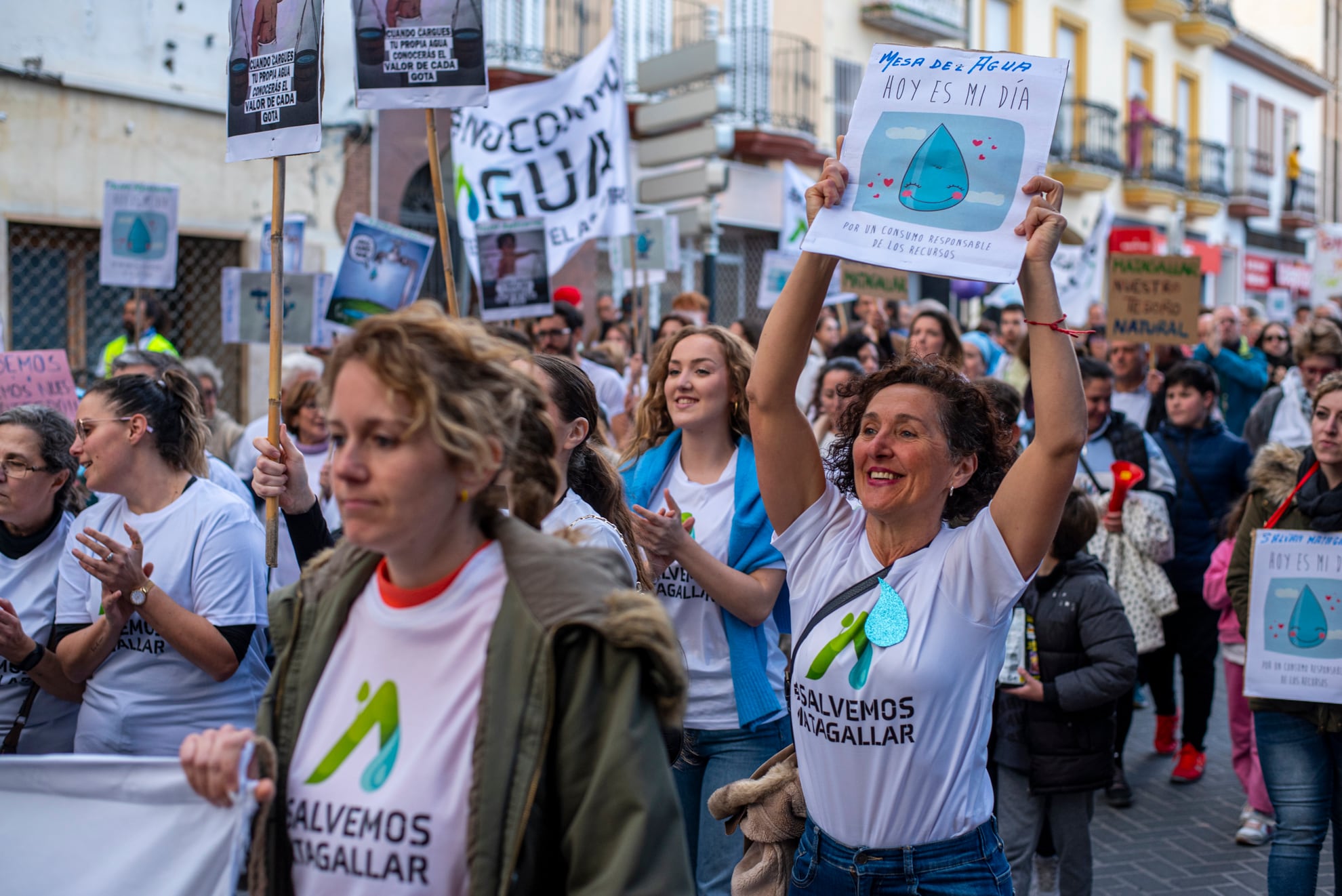 Manifestación en Coín