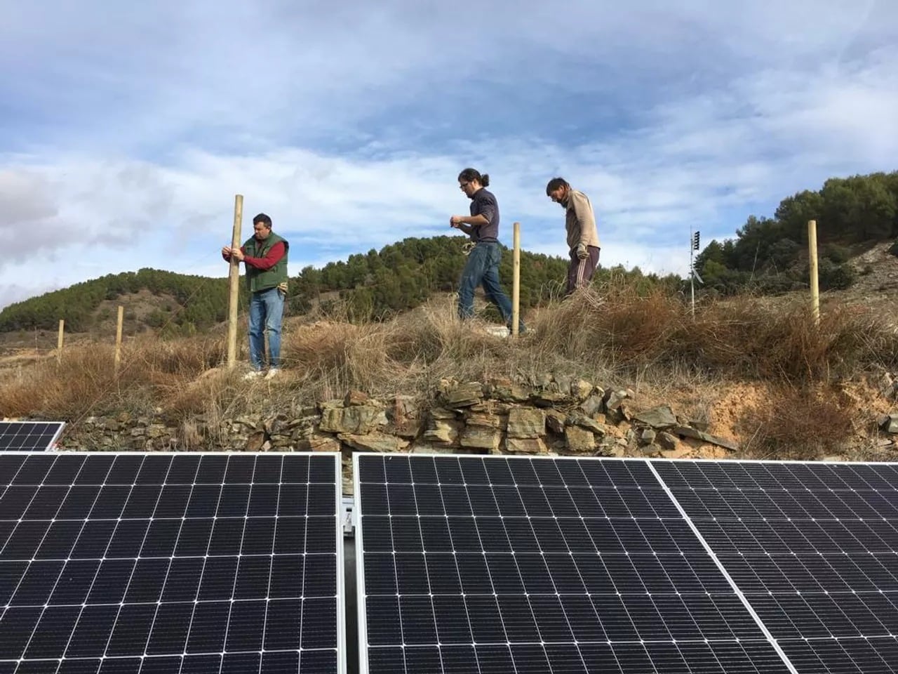 Se han instalado un centenar de placas para abastecer a la comunidad energética del pueblo