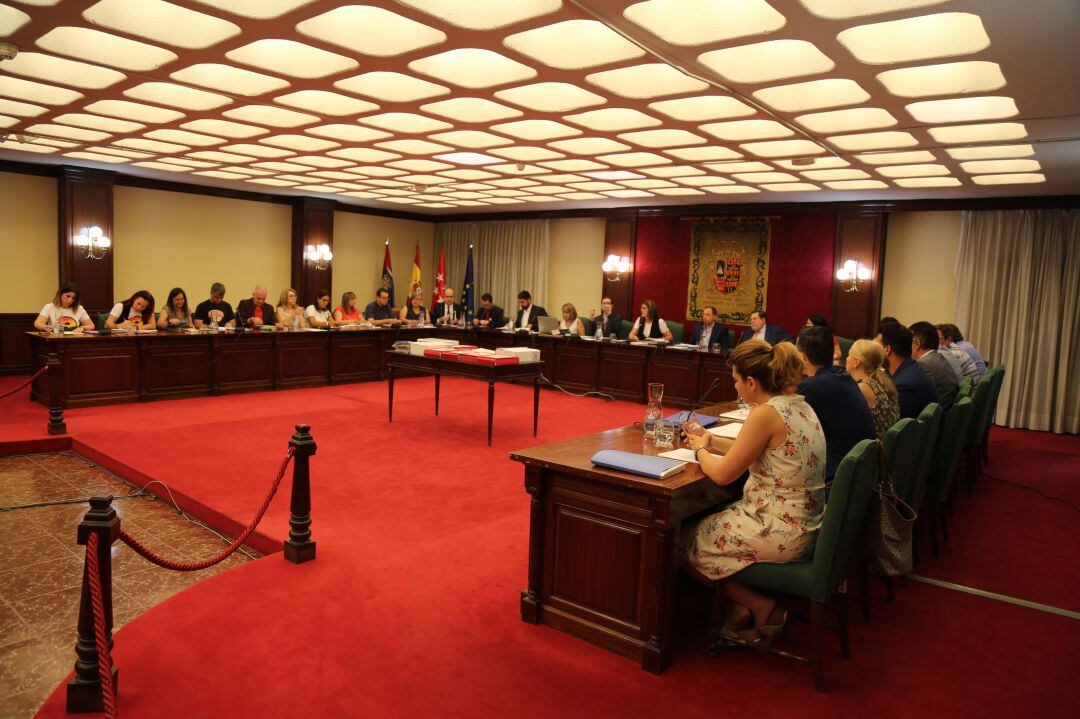 Reunión del Pleno del Ayuntamiento de Móstoles