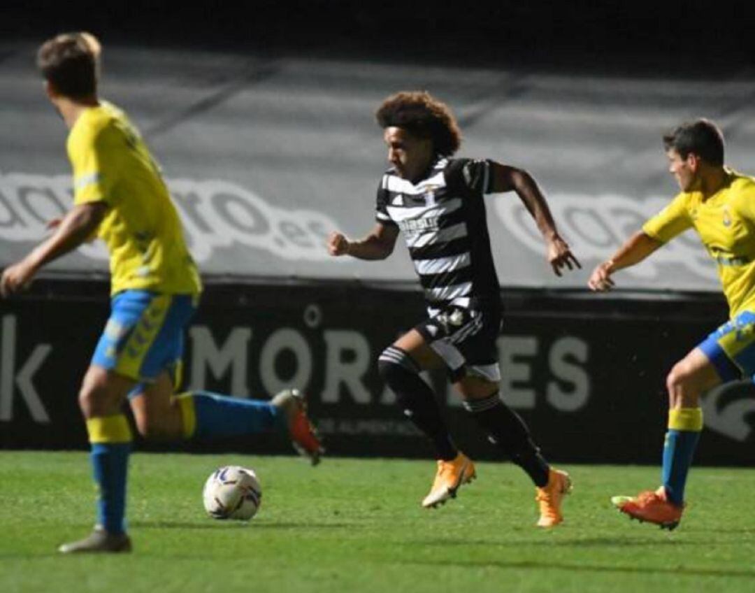 Carrasquilla con la camiseta del FC Cartagena