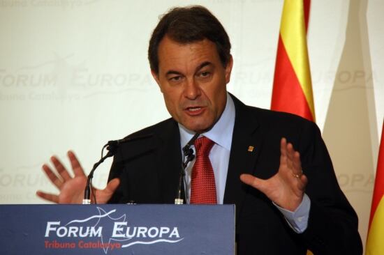 Artur Mas, a la seva conferència de Tribuna Catalunya