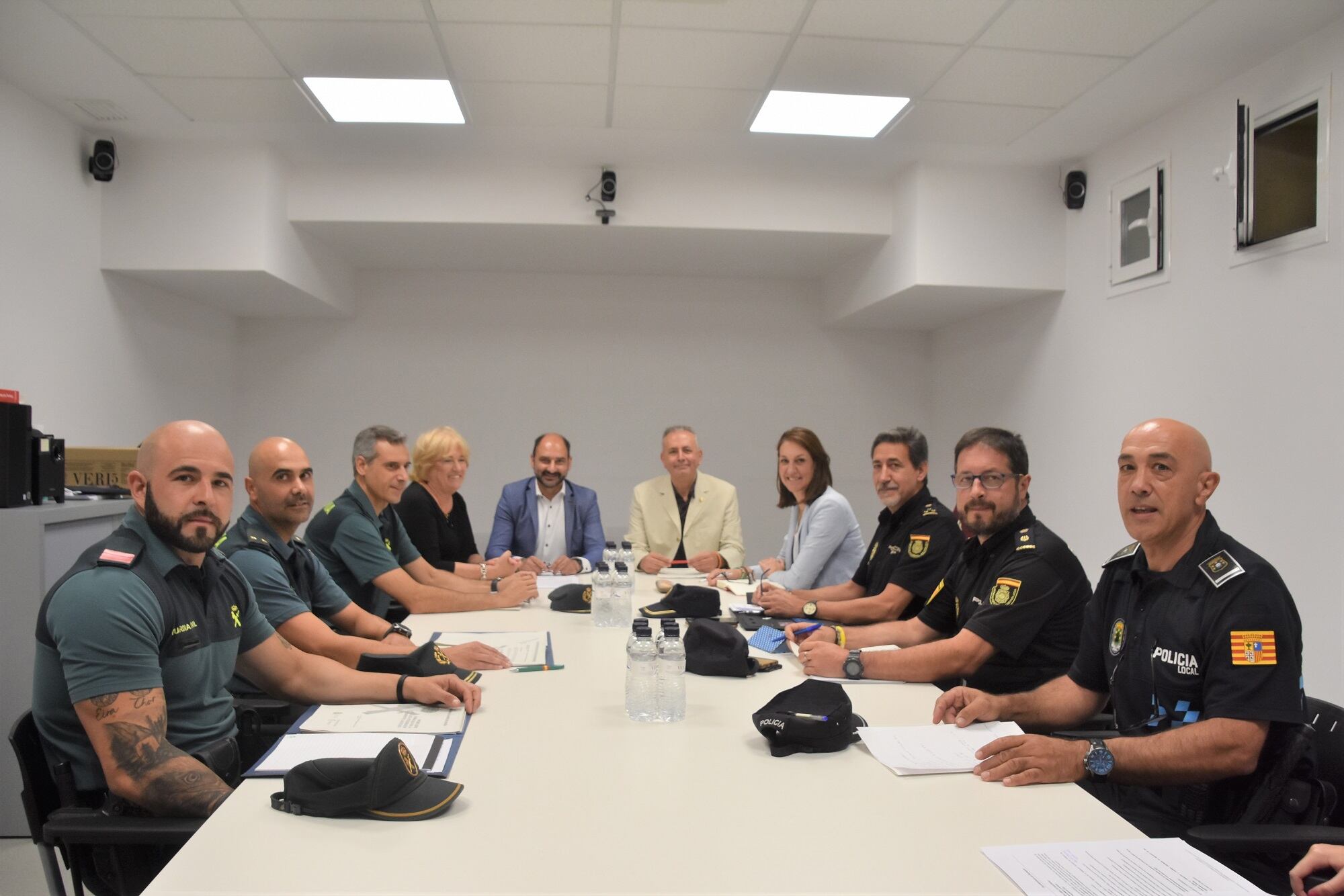 Reunión Junta Local de Seguridad. Ayuntamiento de Barbastro