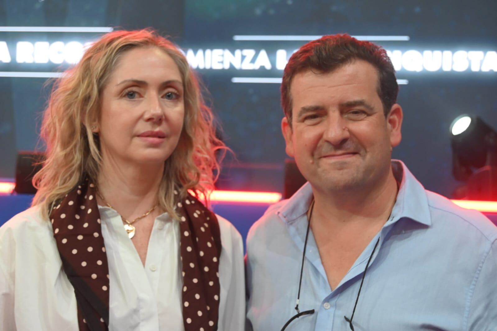 Patricia Saldaña junto al diputado y concejal de VOX, Ricardo Chamorro