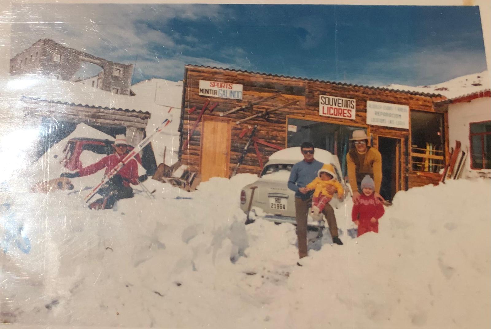 Primera tienda de los Galindo en Candanchú