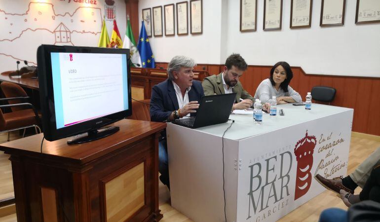 Momento de la presentación del Plan Estratégico