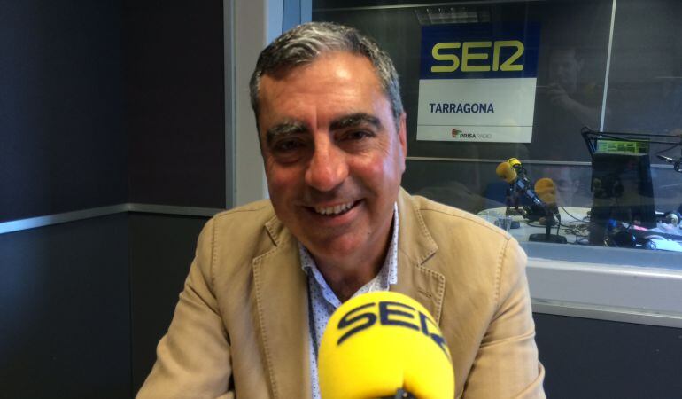 Albert Abelló als estudis de SER Tarragona.