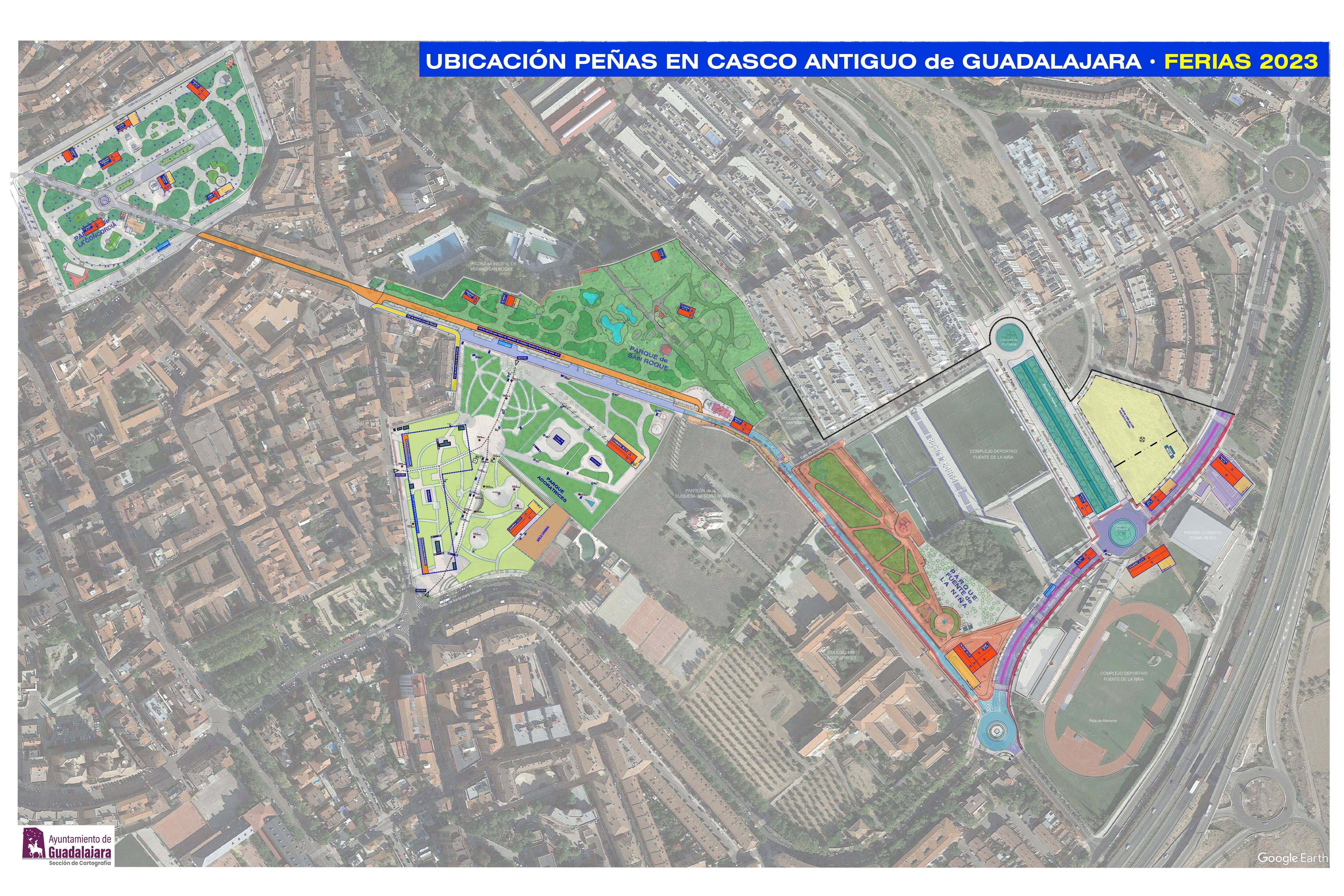 Plano Ferias Guadalajara 2023