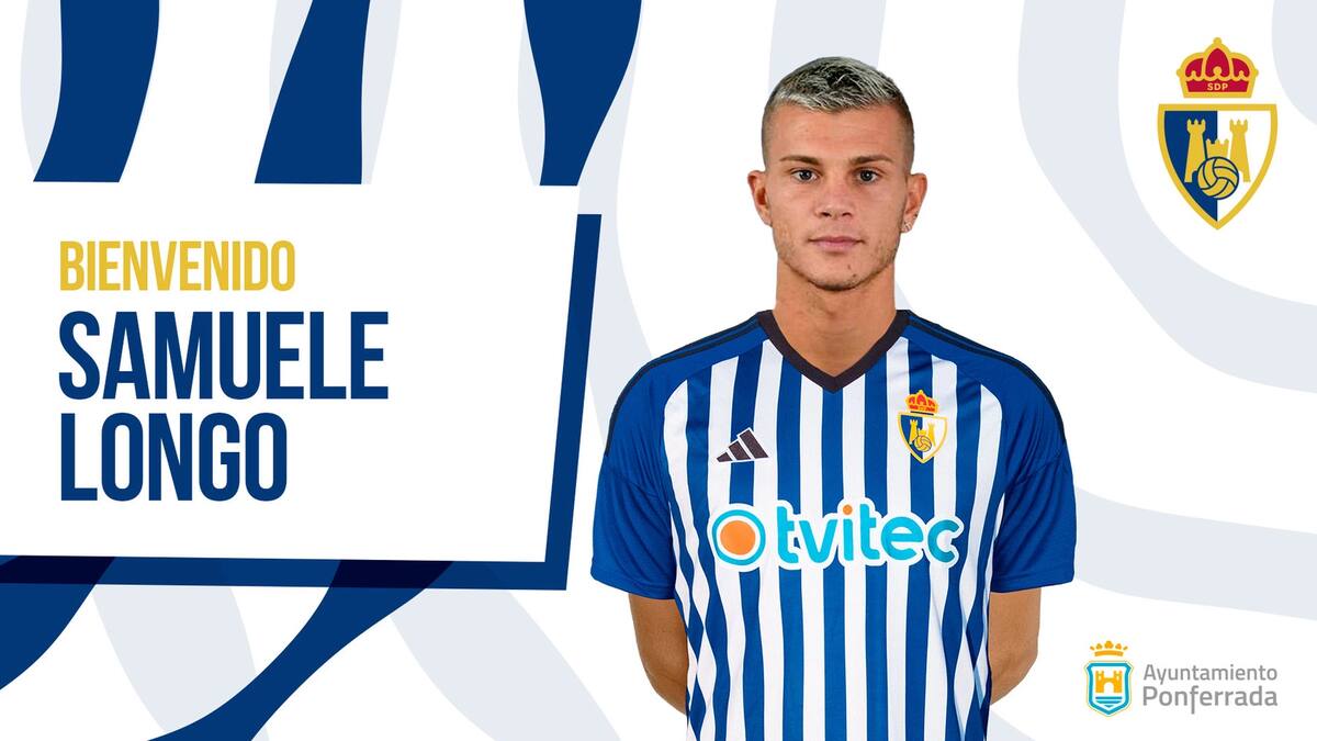 Samuele Longo nuevo delantero de la Ponferradina