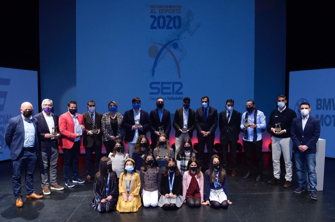Foto de premiados 2020 al final de la Gala