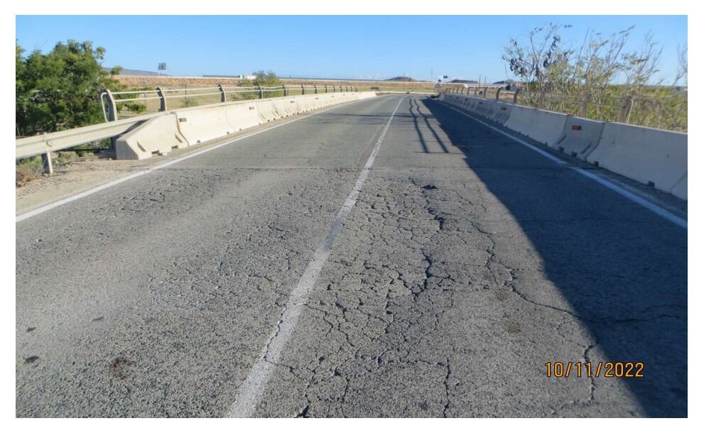 Estado del firme del puente