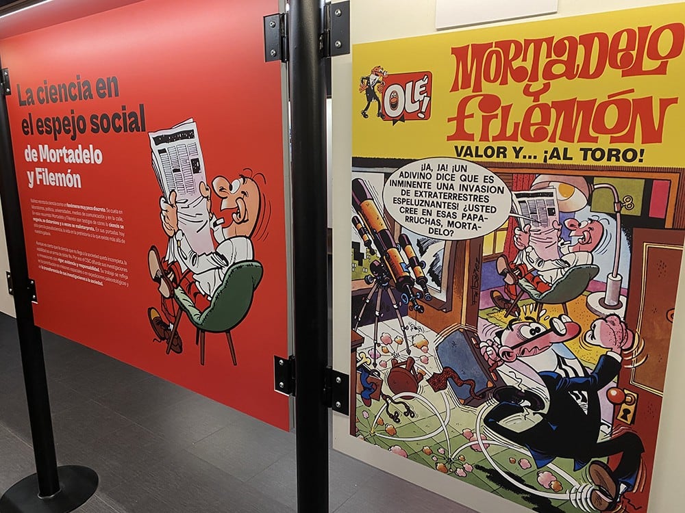 Exposición ‘La ciencia de Mortadelo y Filemón’