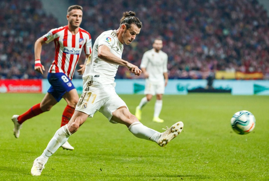 Gareth Bale, en un partido ante el Atlético de Madrid.