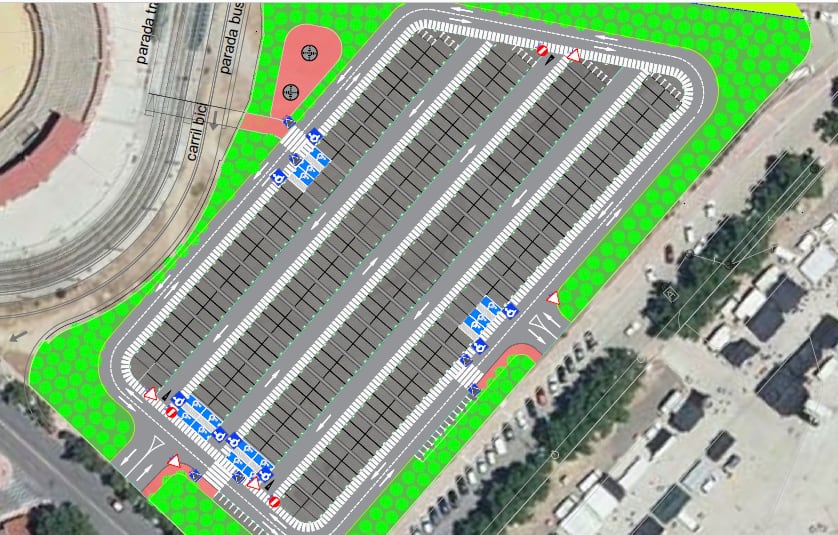 El aparcamiento tendrá 350 plazas y se prevé un pavimento ecológico