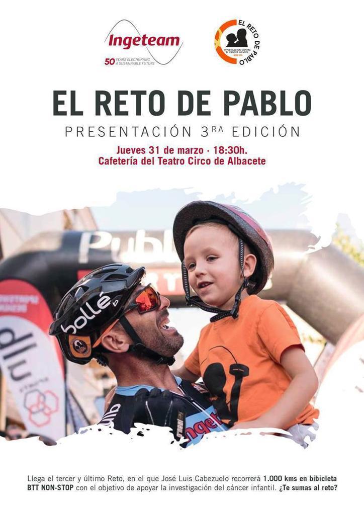 El Reto de Pablo volverá a pedalear contra el Cáncer Infanti