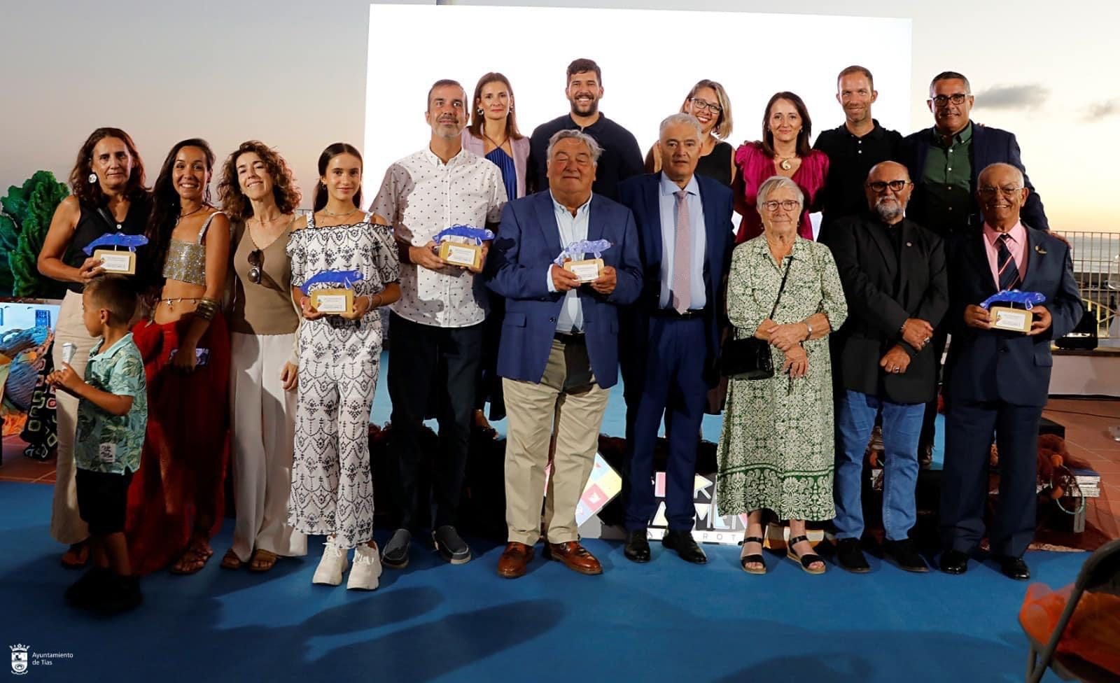 Todos los galardonados con los Premios del Turismo de Tías, Lanzarote.