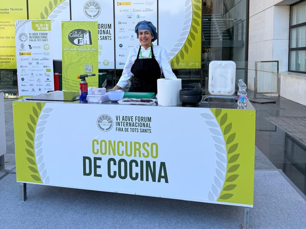 Sofía Guajardo ganadora del concurso de Cocina aplicada al Aceite de Oliva Virgen Extra 