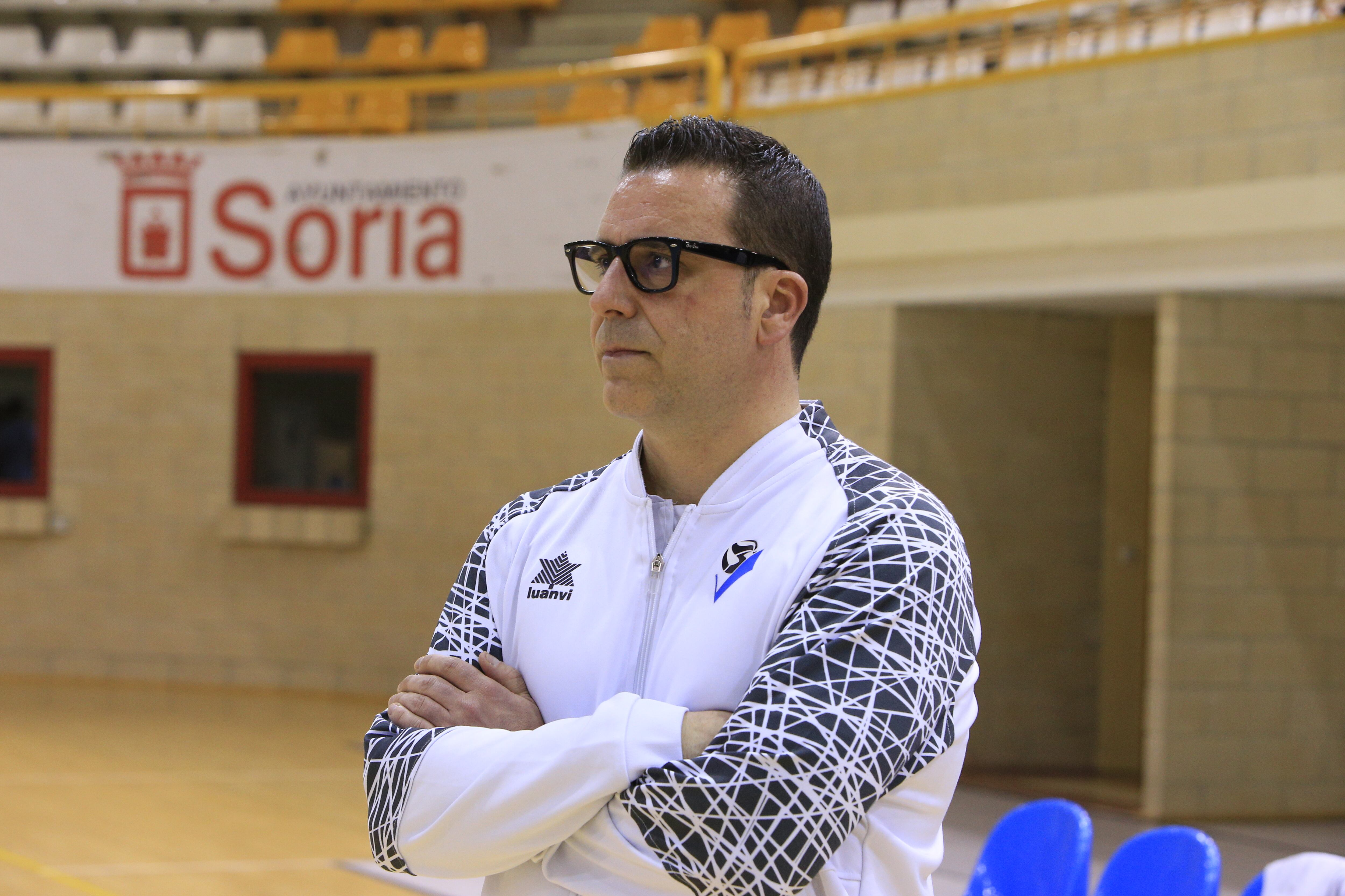 Alberto Toribio, entrenador del Río Duero Soria.