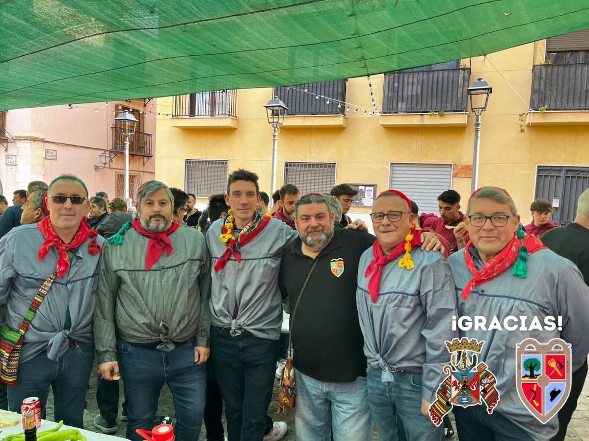 Los Maseros de Villena, en el día de hermandad de los Labradores de Petrer