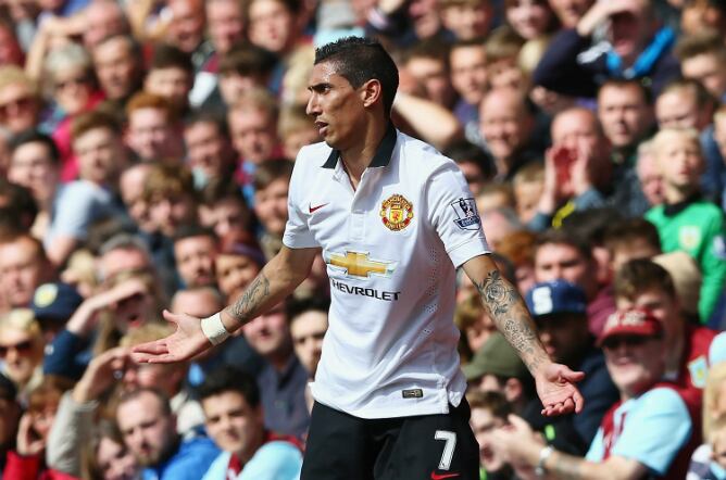 Di María, durante el encuentro ante el Burnley