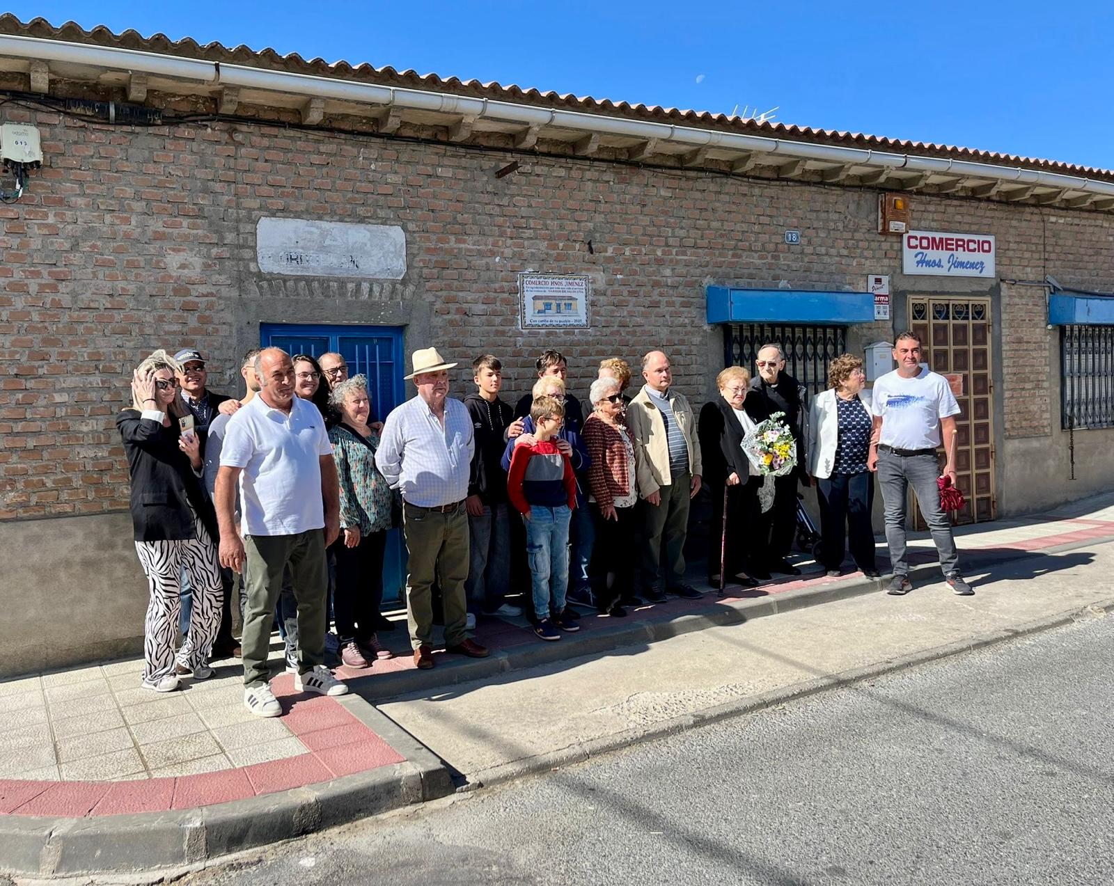 Momento del homenaje