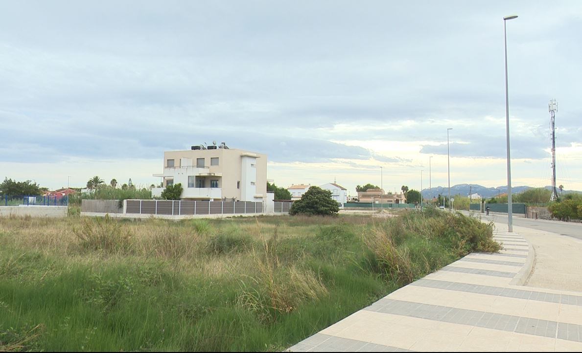 Urbanización Canyades I en Oliva.