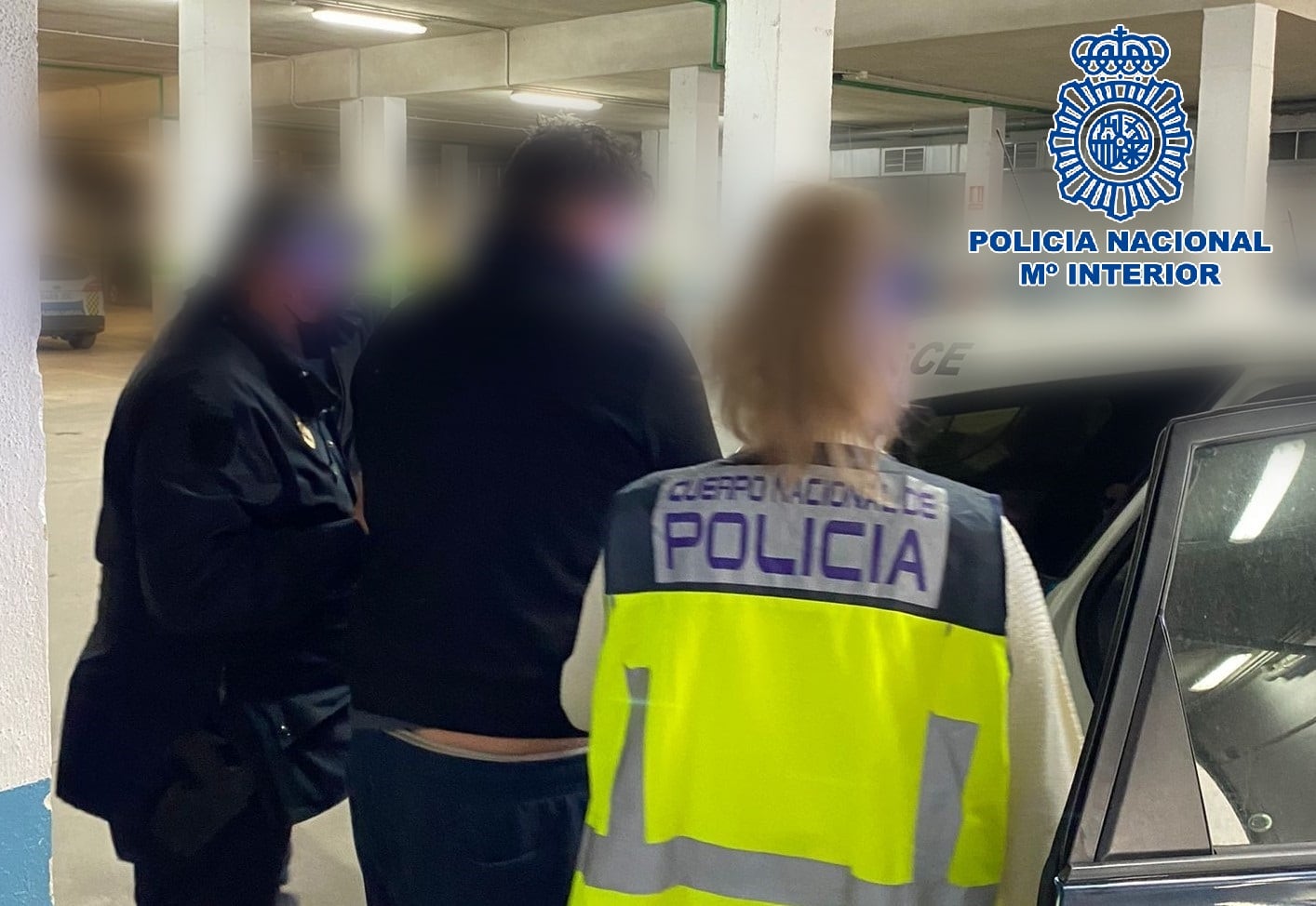 Uno de los arrestados en esta operación policial