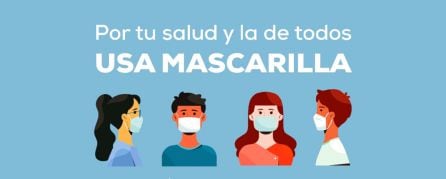 Recomendación del uso de las mascarillas