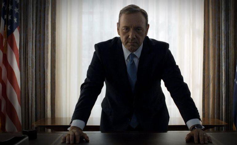 Frank Underwood, protagonista de la serie House of Cards.