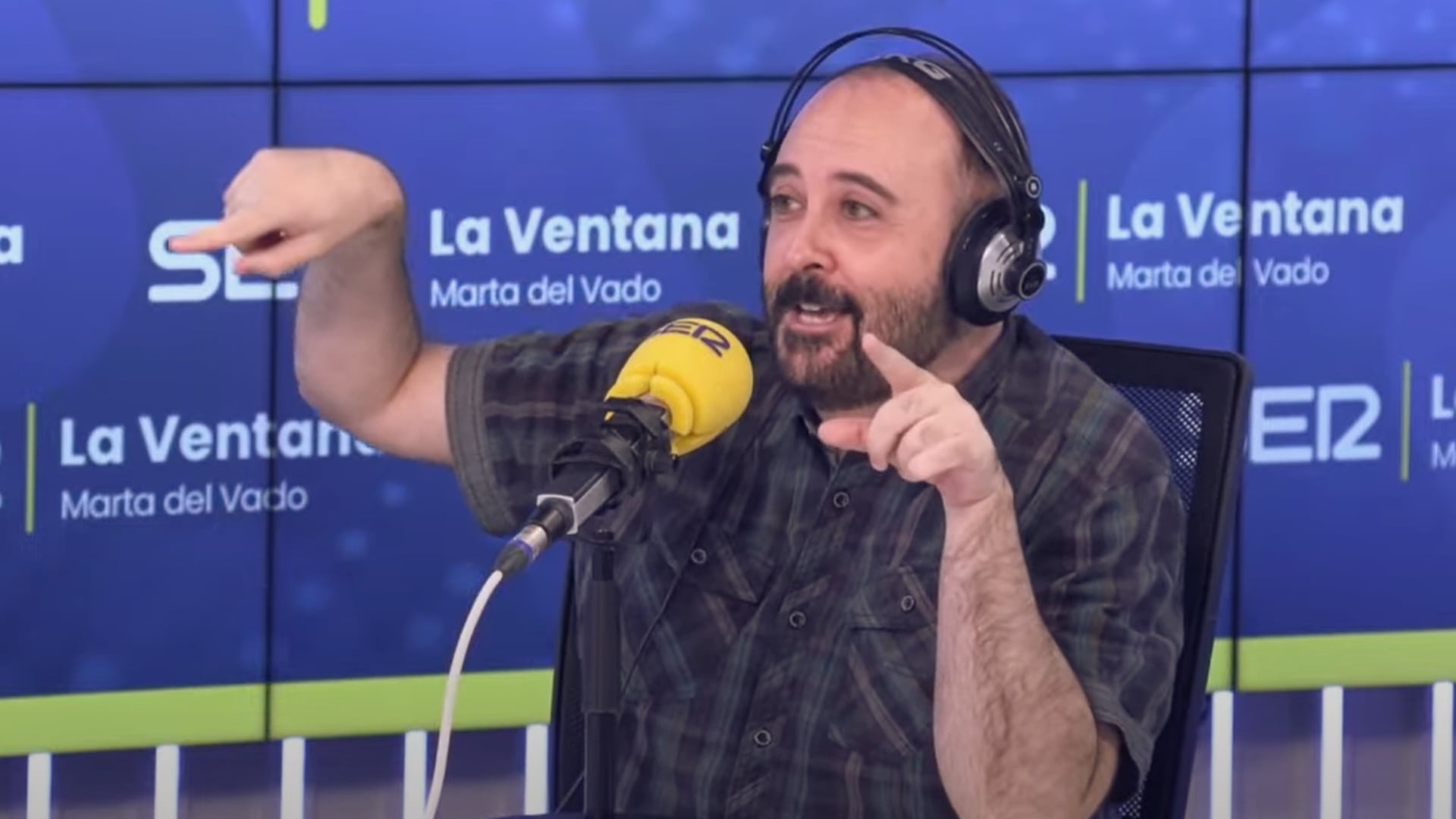 Imagen de archivo de Carlos Areces en una entrevista en la Cadena SER