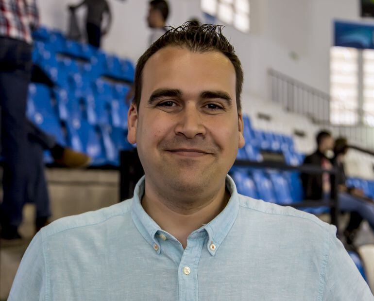 El presidente del Villa de Aranda, Álvaro Perote.