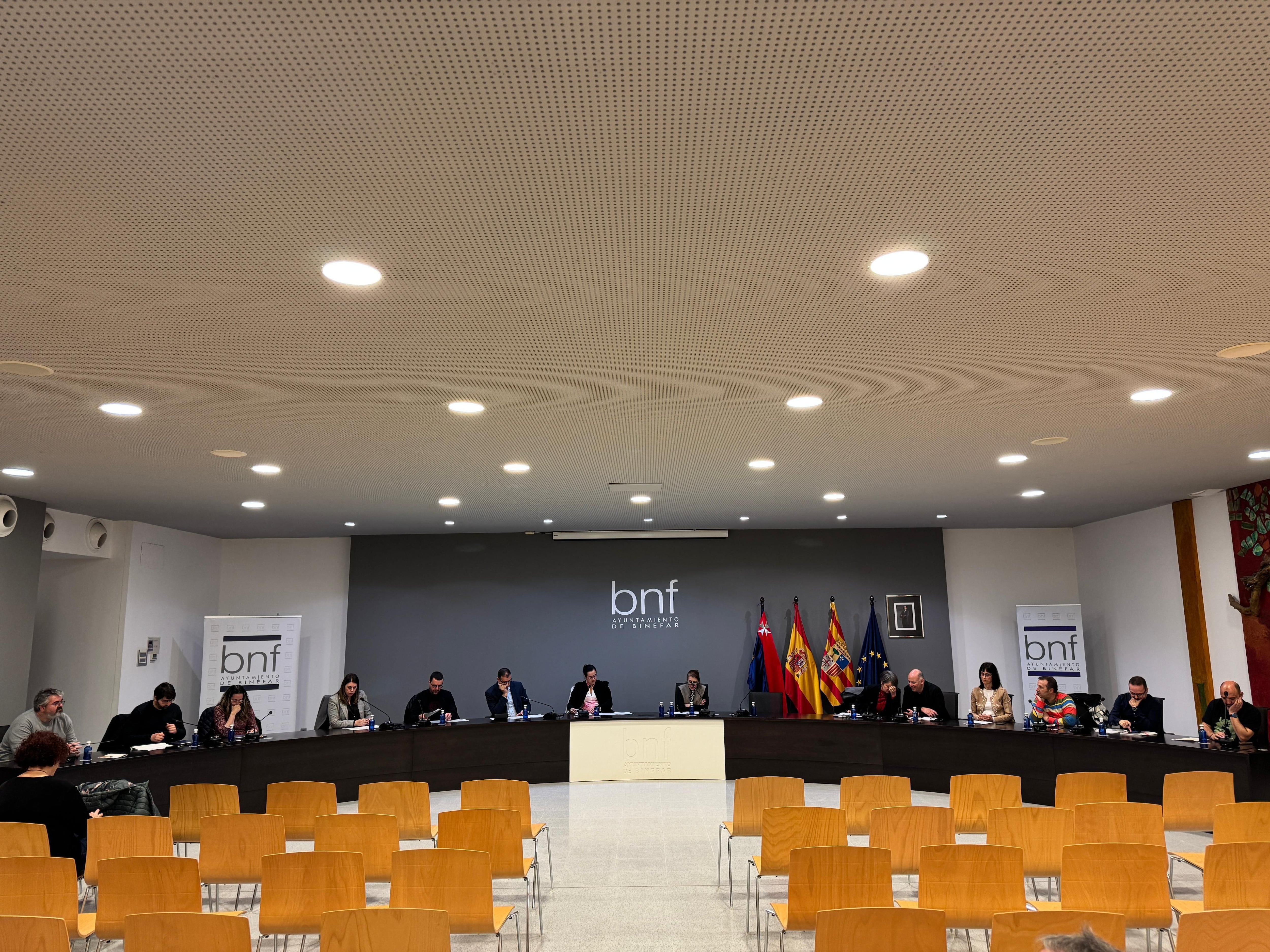 Pleno ordinario 26 de marzo en Binéfar