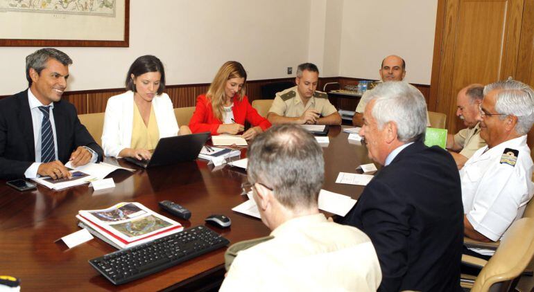 Reunión mantenida entre el Ayuntamiento de San Fernando y representantes del Ministerio de Defensa