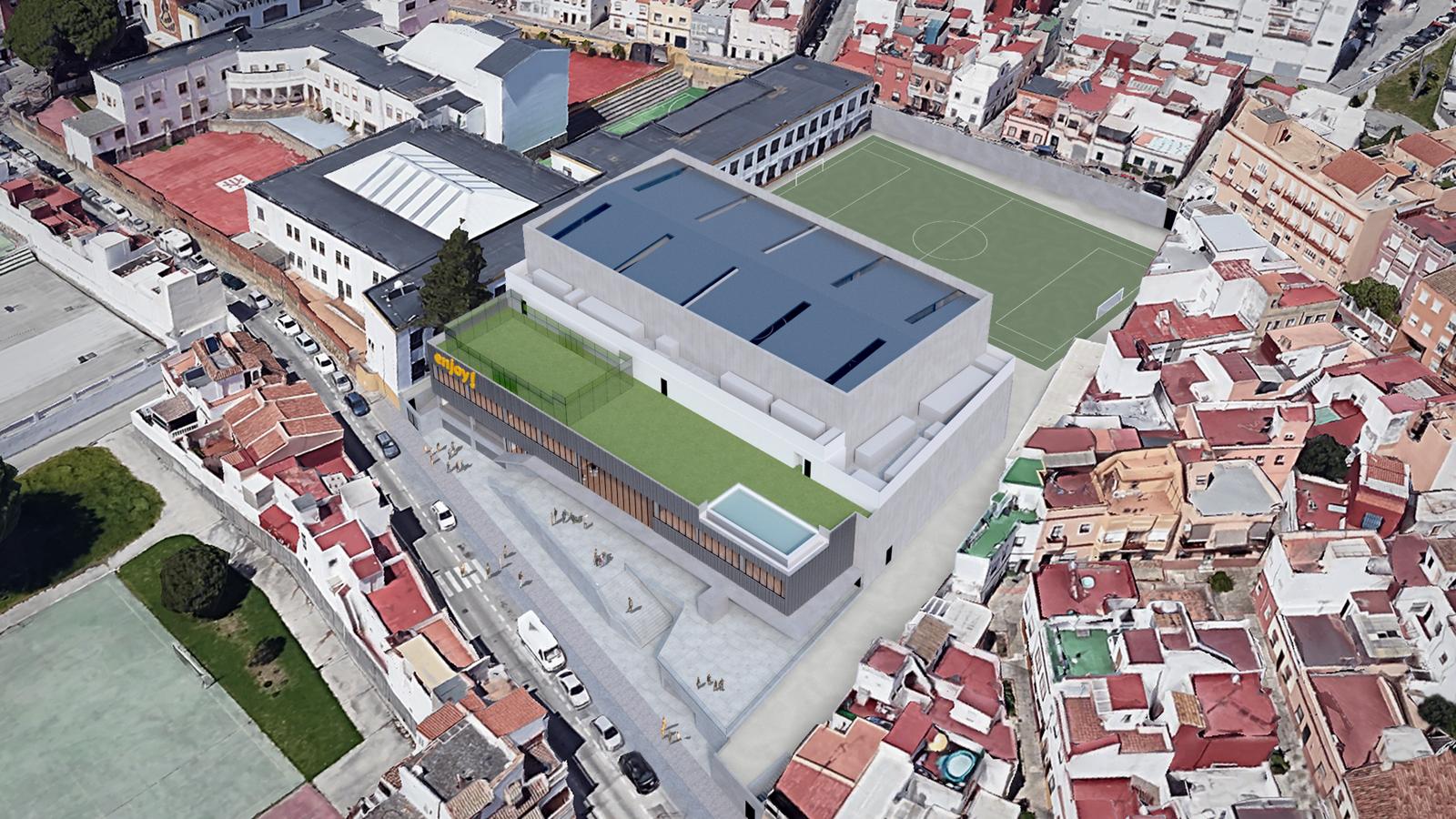 Maqueta del futuro proyecto en Salesianos