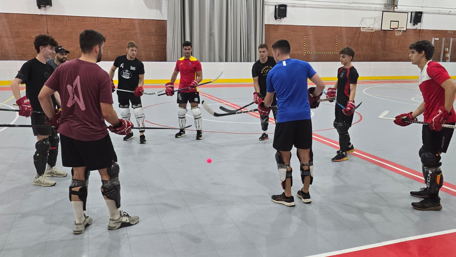 Se espera que los entrenamientos en hielo se recuperen en los próximos días. CHJ