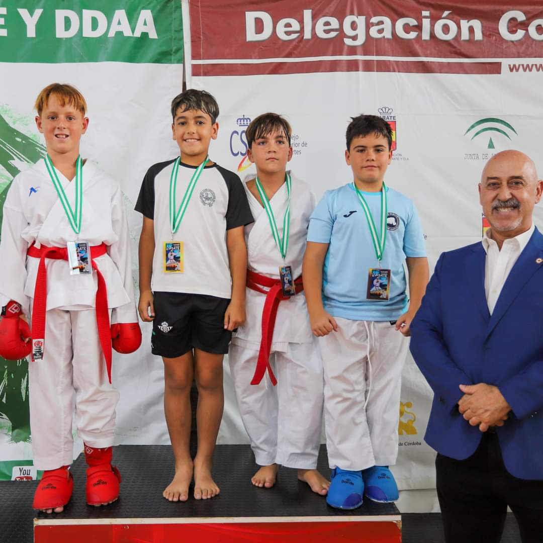 Representación jerezana en el torneo de karate