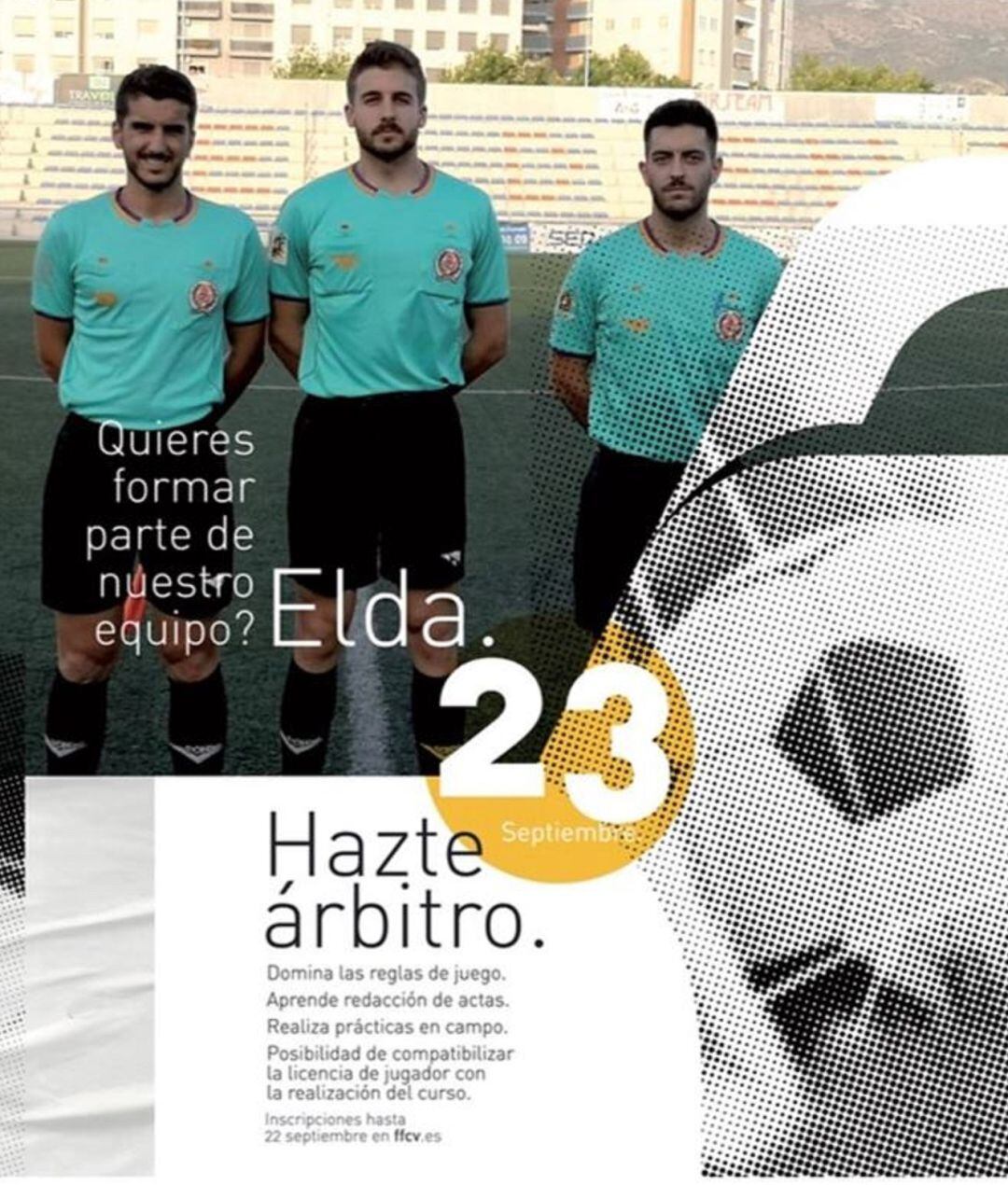 Abierto el plazo de inscripción para nuevos árbitros de fútbol