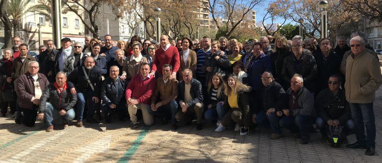 Almuerzo militantes de apoyo a Alejandro Soler