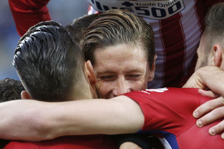 Torres celebra su gol en Getafe