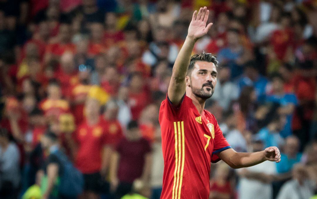 David Villa es el máximo goleador de &#039;La Roja&#039; en los Mundiales / Getty Images