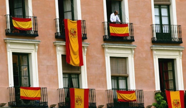 Con el conflicto catalán, la bandera española coge fuerza como símbolo de reafirmación nacionalista