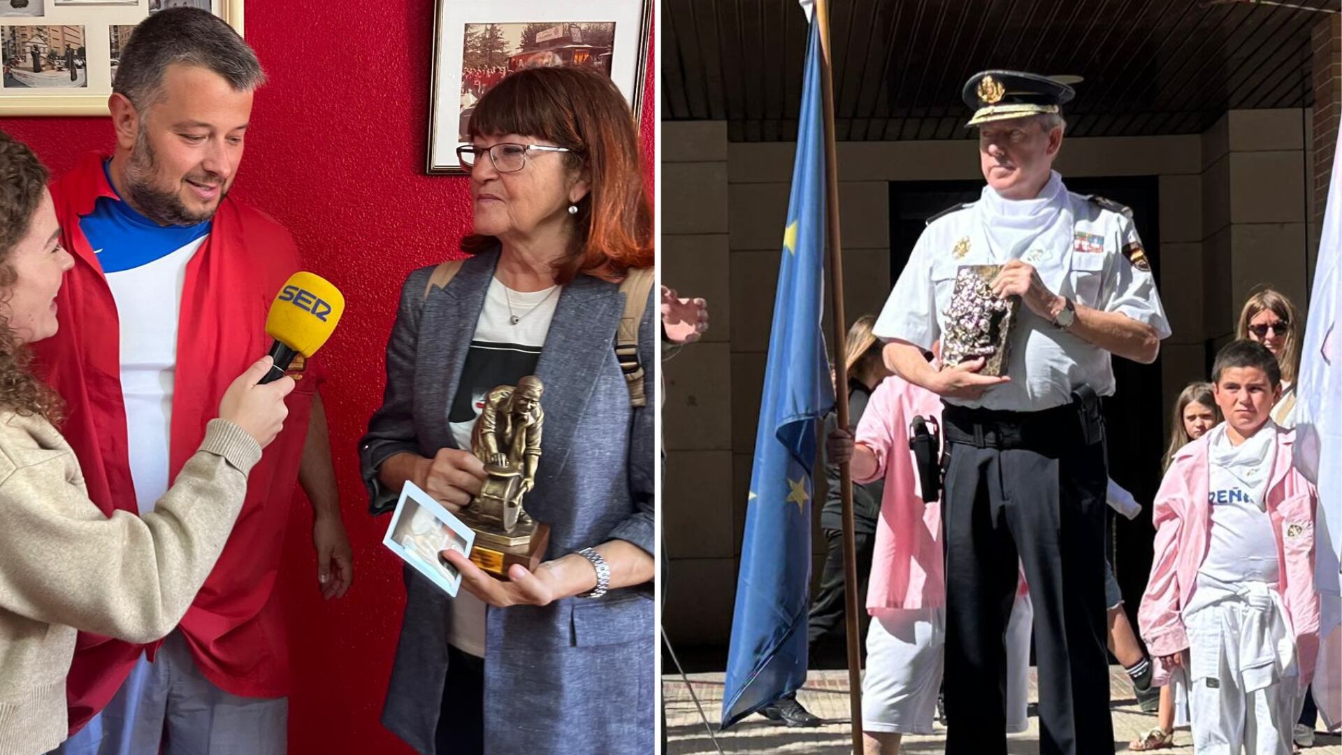 Lucía Ripa y Policía Nacional, galardonados en este martes mateo