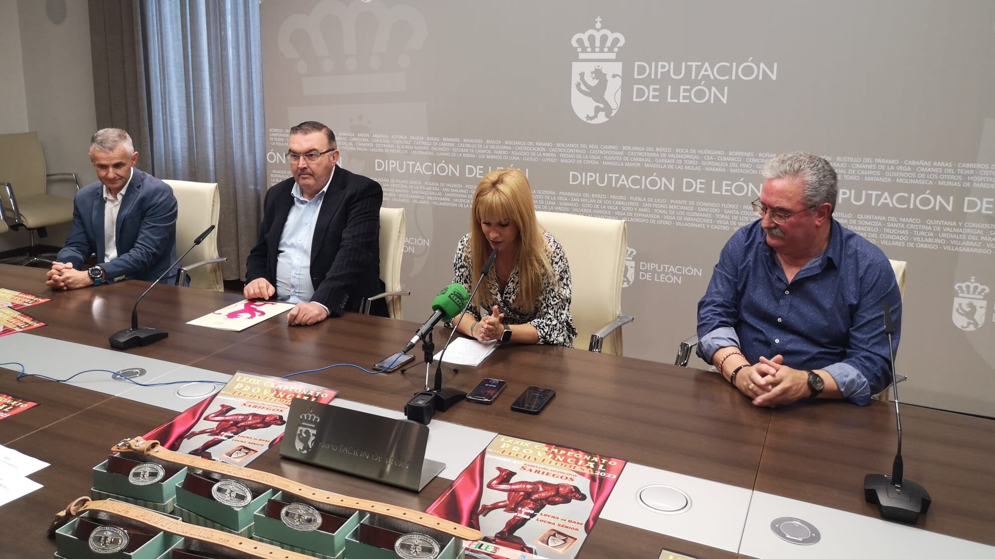 Presentación del Campeonato Provincial de Lucha Leonesa.