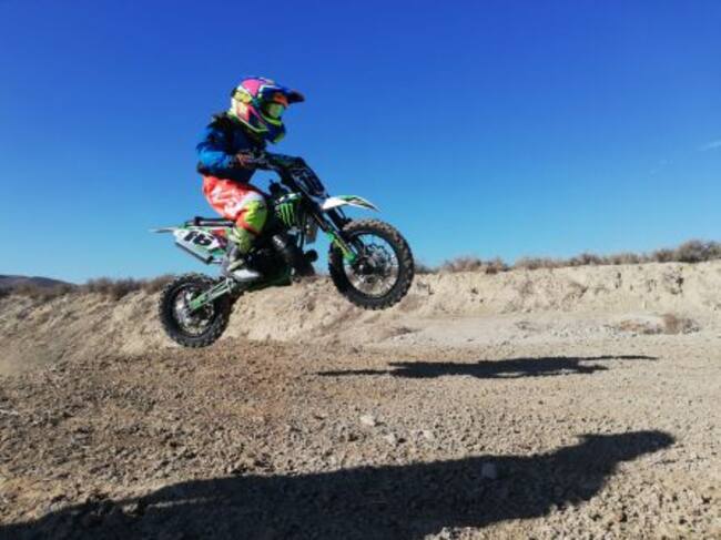 Fran Espinosa en un salto