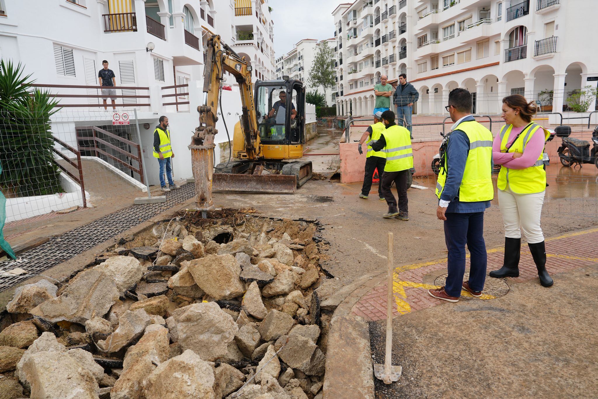 Imagen de los trabajos